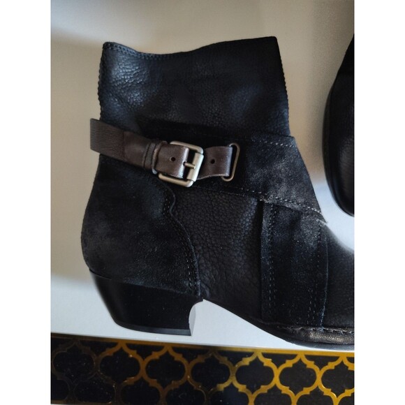 Miz Mooz Elwood Black Leather Suede Boot Size 39 US 8.5- 9 - Picture 16 of 16